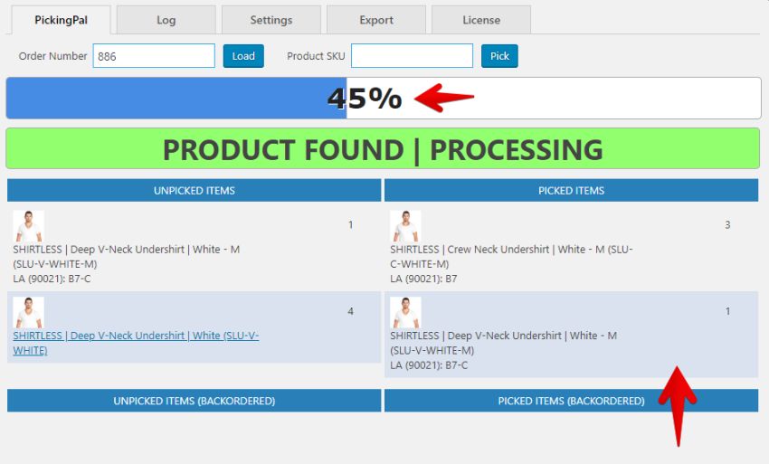 Continue scanning product barcodes. See progress.